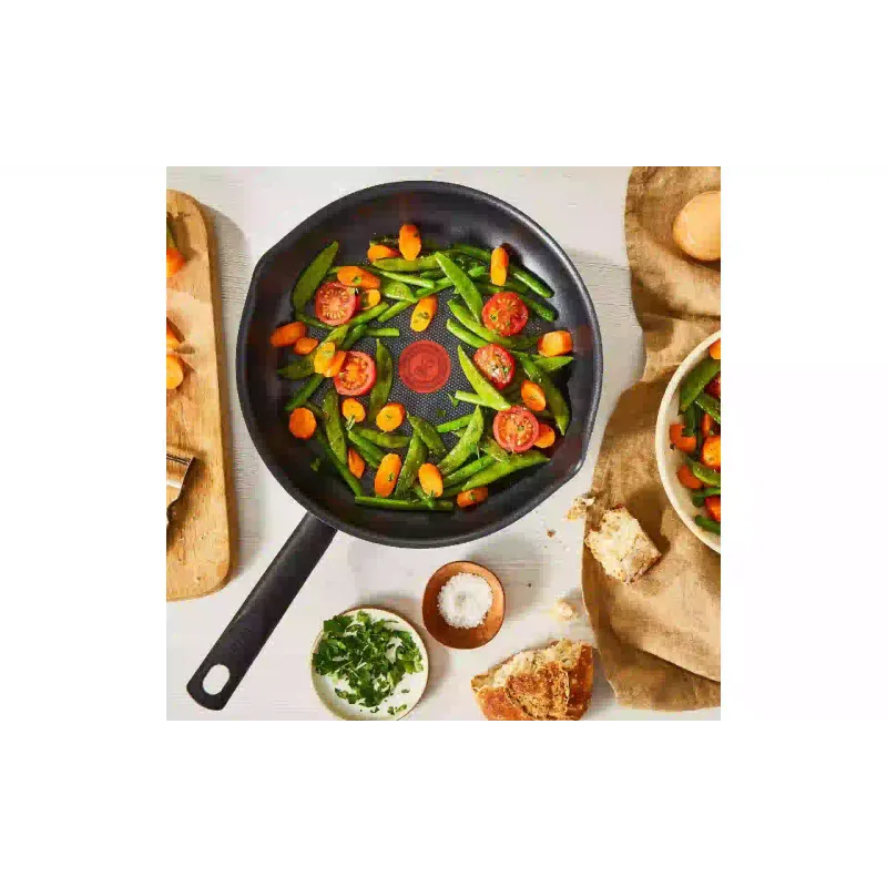 Frying pan with lid Tefal Day by Day, Black (B5580423UA)