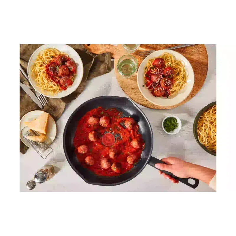 Frying pan with lid Tefal Day by Day, Black (B5580423UA)