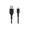 Καλώδιο φόρτισης και συγχρονισμού Belkin USB-A - Lightning, Black (CAA001BT1MBK)