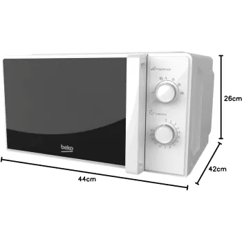 Mikrohullámú sütő Beko, White (MOC20100WFB)