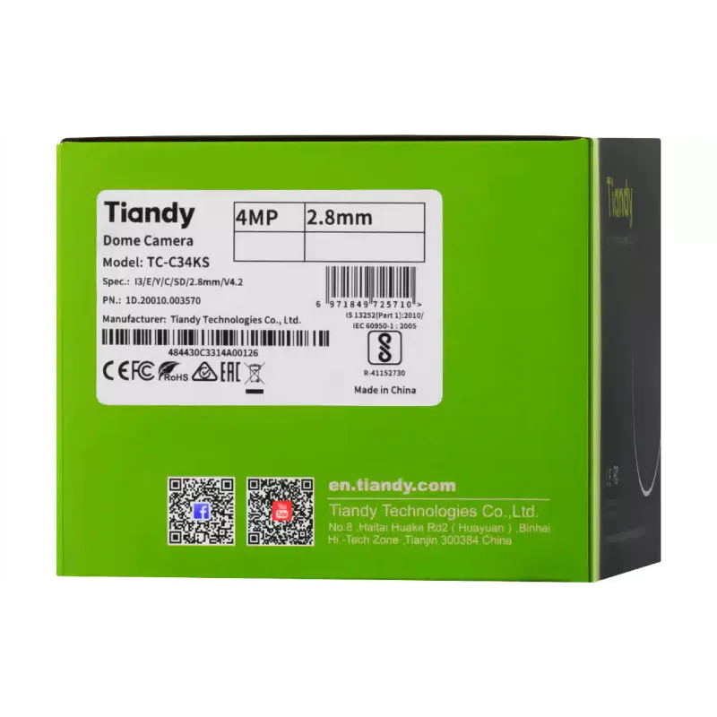IP-відеокамера Tiandy  (TC-C34KS)