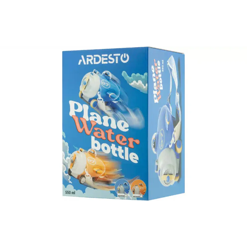 Бутилка за вода Ardesto Plane, Blue (AR2255RB)