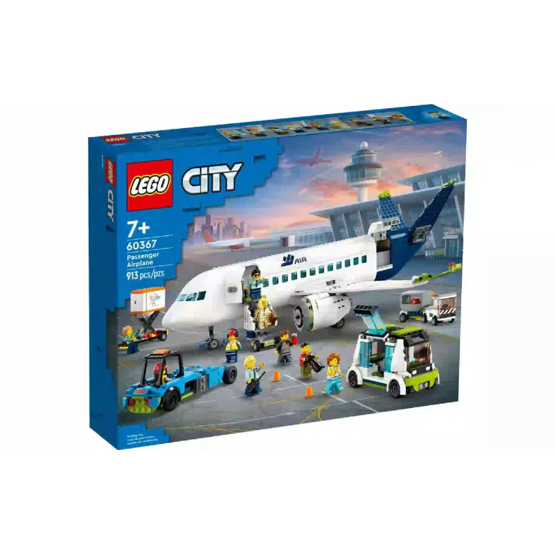 Konstruktőr LEGO City Airport Passenger Airplane (60367)