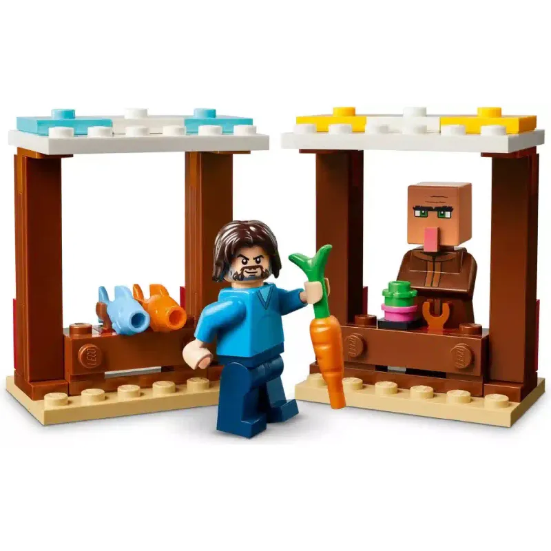 Конструктор LEGO Minecraft The Ghast Balloon Village Attac (21273)