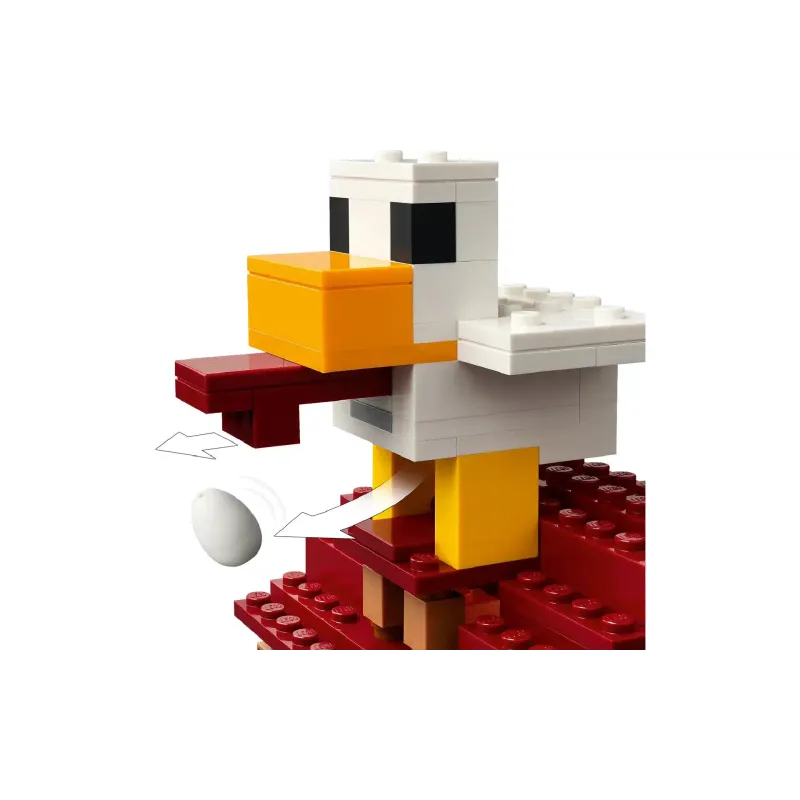 Конструктор LEGO Minecraft The Ghast Balloon Village Attac (21273)