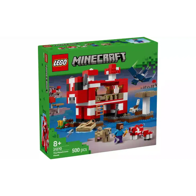 Konstruktor LEGO Minecraft The Mooshroom House (21270)