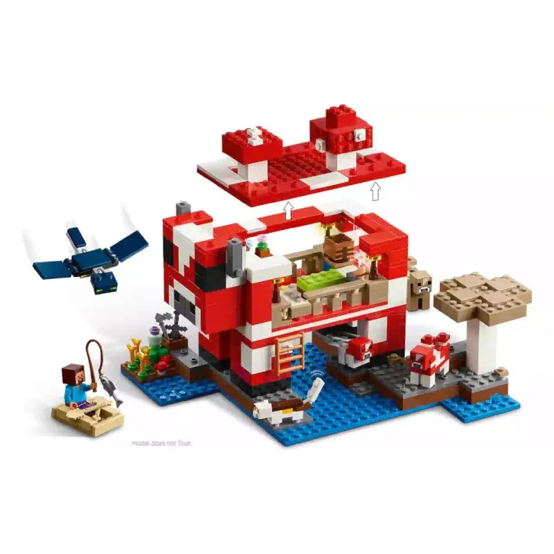Konstruktor LEGO Minecraft The Mooshroom House (21270)