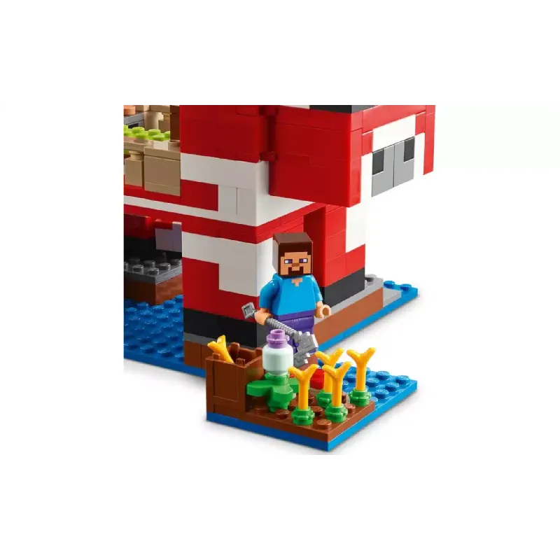 Konstruktor LEGO Minecraft The Mooshroom House (21270)