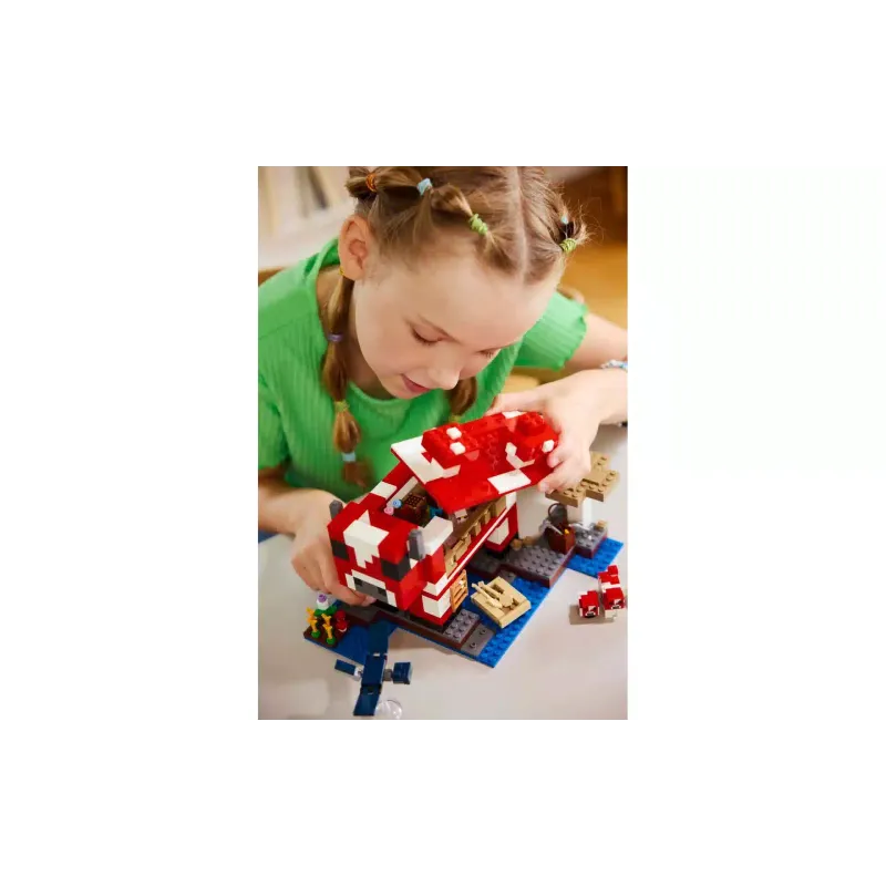 Konstruktor LEGO Minecraft The Mooshroom House (21270)