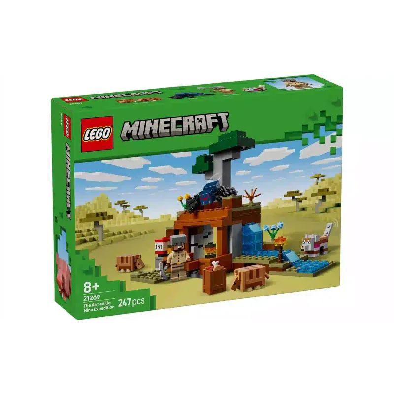 Konstruktor LEGO Minecraft The Armadillo Mine Expedition (21269)