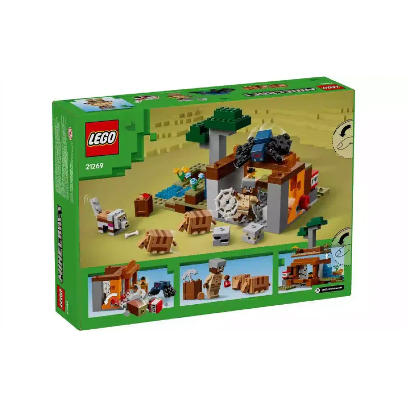 Konstruktor LEGO Minecraft The Armadillo Mine Expedition (21269)