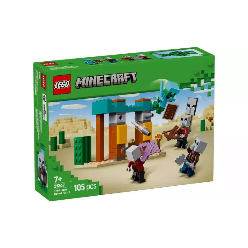 Konstruktor LEGO Minecraft The Illager Desert Patrol (21267)