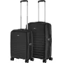 A set of suitcases 2E Aero M+S (2E-SPP-AERO-SET2-BK), Black
