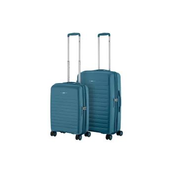 Komplet kovčkov 2E Aero M+S, Blue (2E-SPP-AERO-SET2-TB)