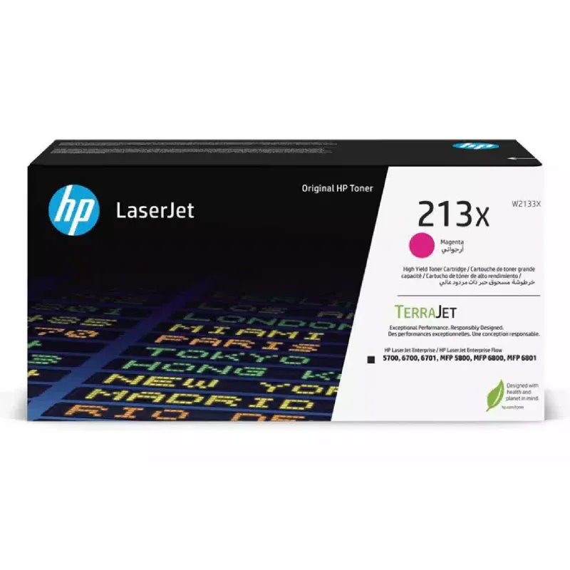 Cartucho HP HP 213X, Magenta (W2133X)