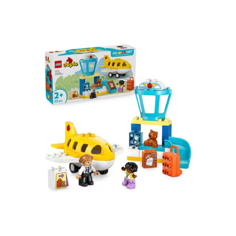 Constructor LEGO Duplo Town First Time at the Airport (10443-)