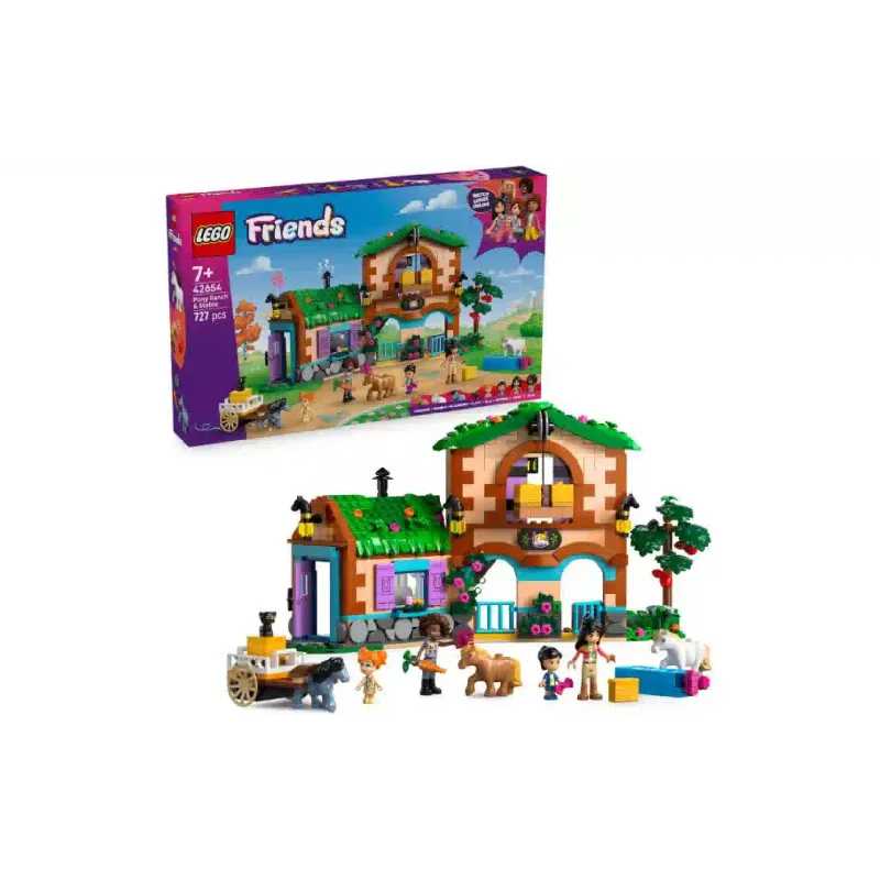 Konstruktor LEGO Friends Pony Ranch & Stable (42654)