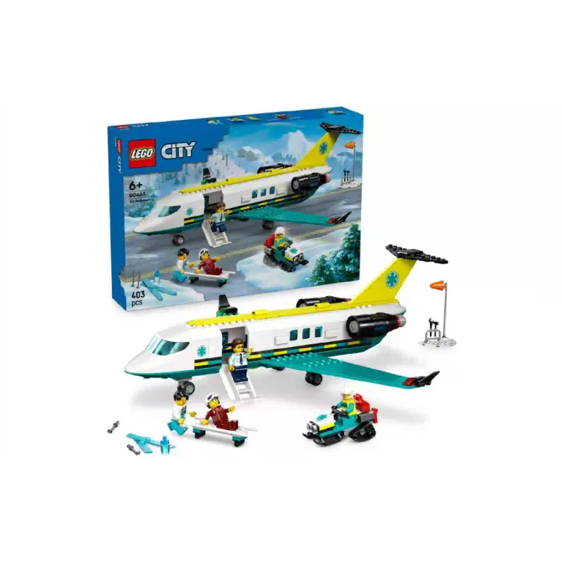 Constructor LEGO City Emergency Air Ambulance Airplane (60465)