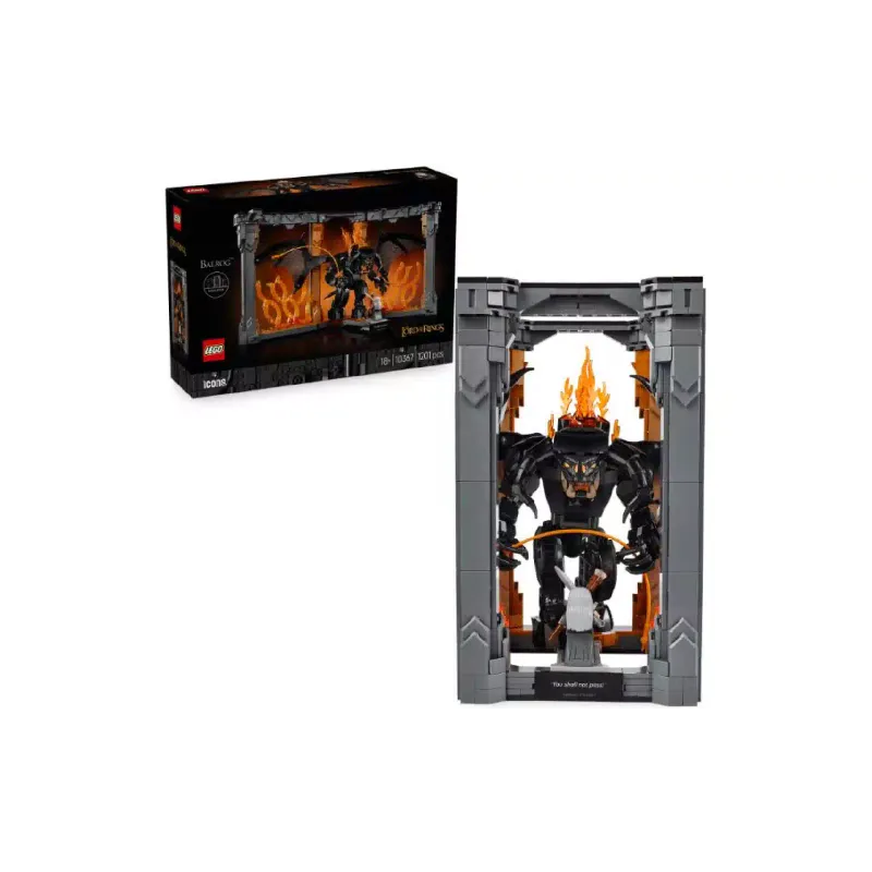 Konstruktor LEGO Icons The Lord of the Rings Balrog Book Nook (10367)