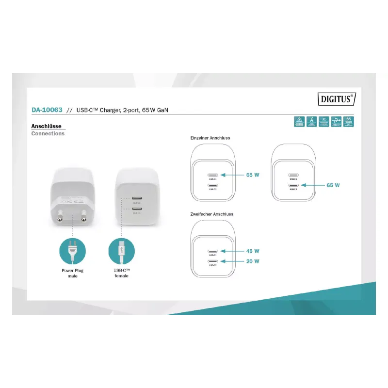 Charger Digitus (DA-10063)