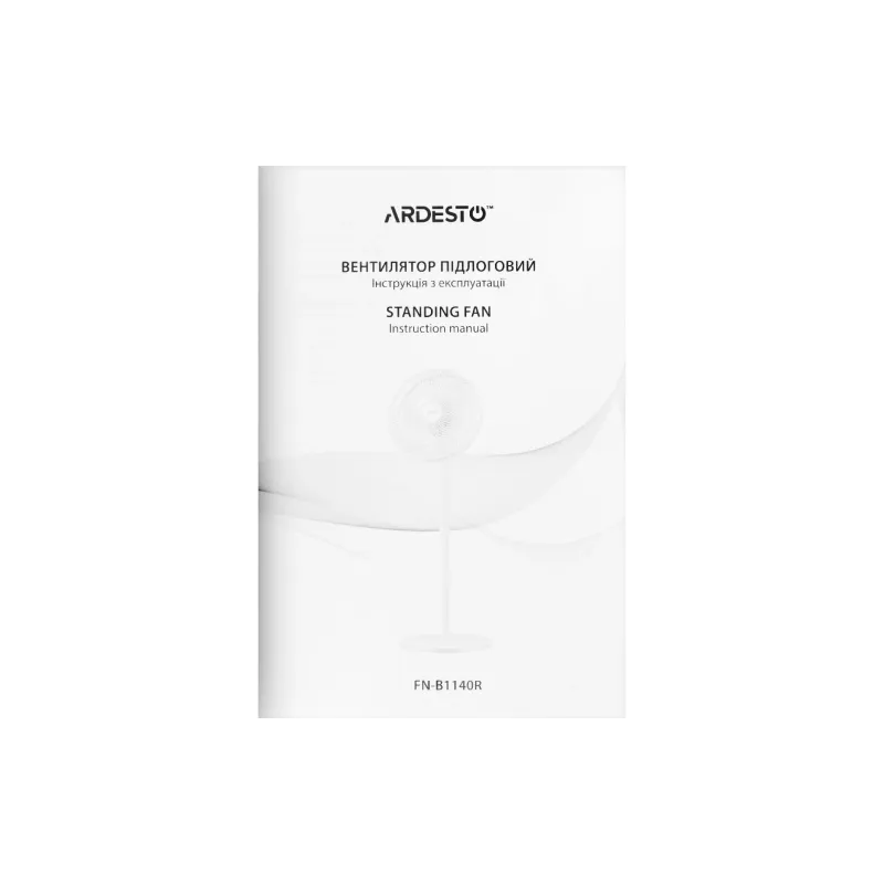 Ventilador de chão Ardesto, White (FN-B1140R)
