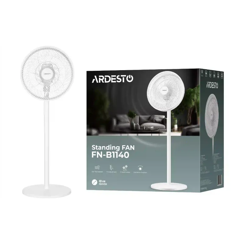 Ventilador de chão Ardesto, White (FN-B1140)