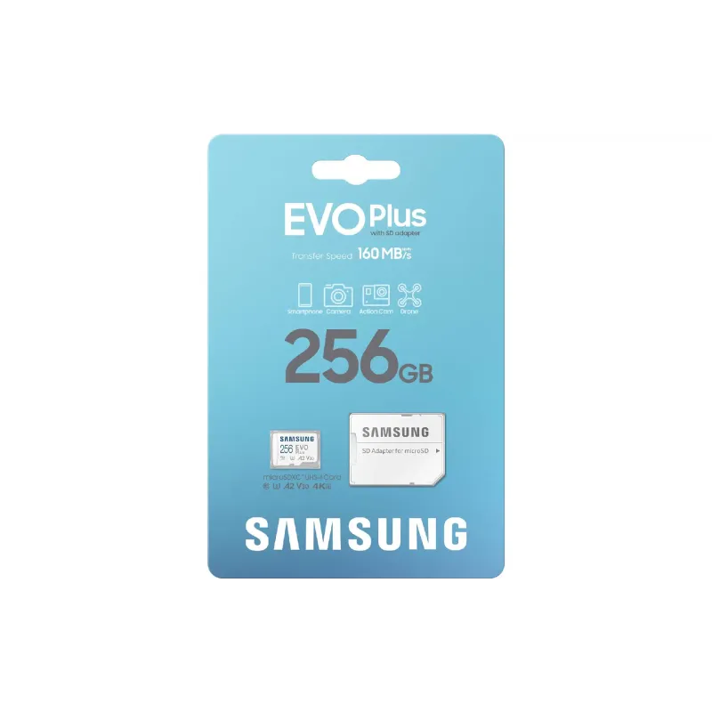 بطاقة الذاكرة Samsung EVO Plus (MB-MC256SA/EU)