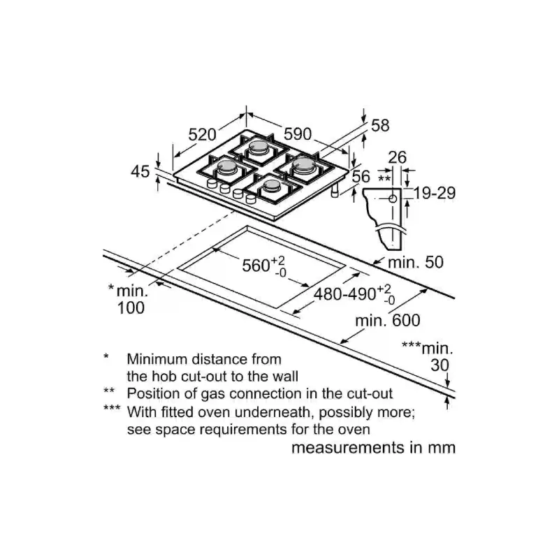 Quemador Bosch, White (PNK6B2P40R)