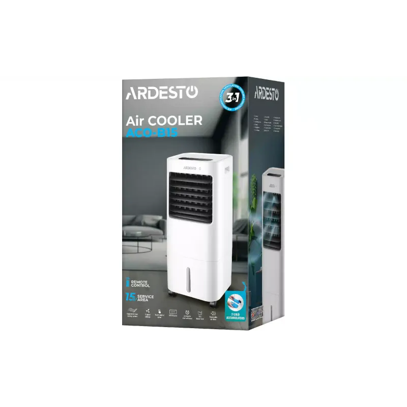 Ψύκτης αέρα Ardesto, White/Black (ACO-B15)