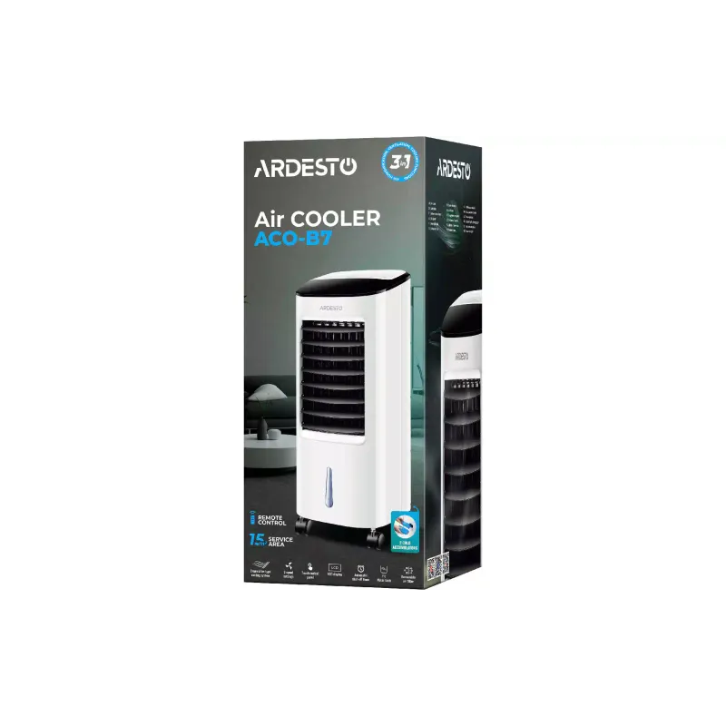 Ψύκτης αέρα Ardesto, White/Black (ACO-B7)