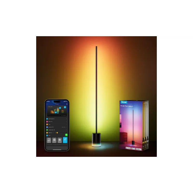 Smart floor lamp Govee Floor Lamp 2 (H607C311), Wi-Fi, Black