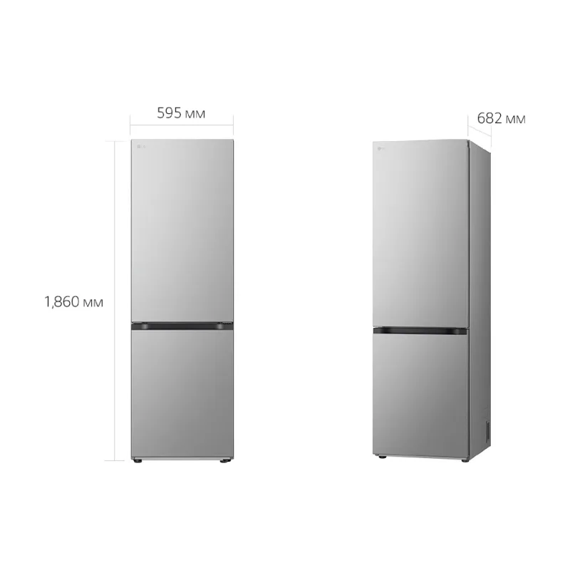 Холодильник LG (GW-B459FNLW), Silver