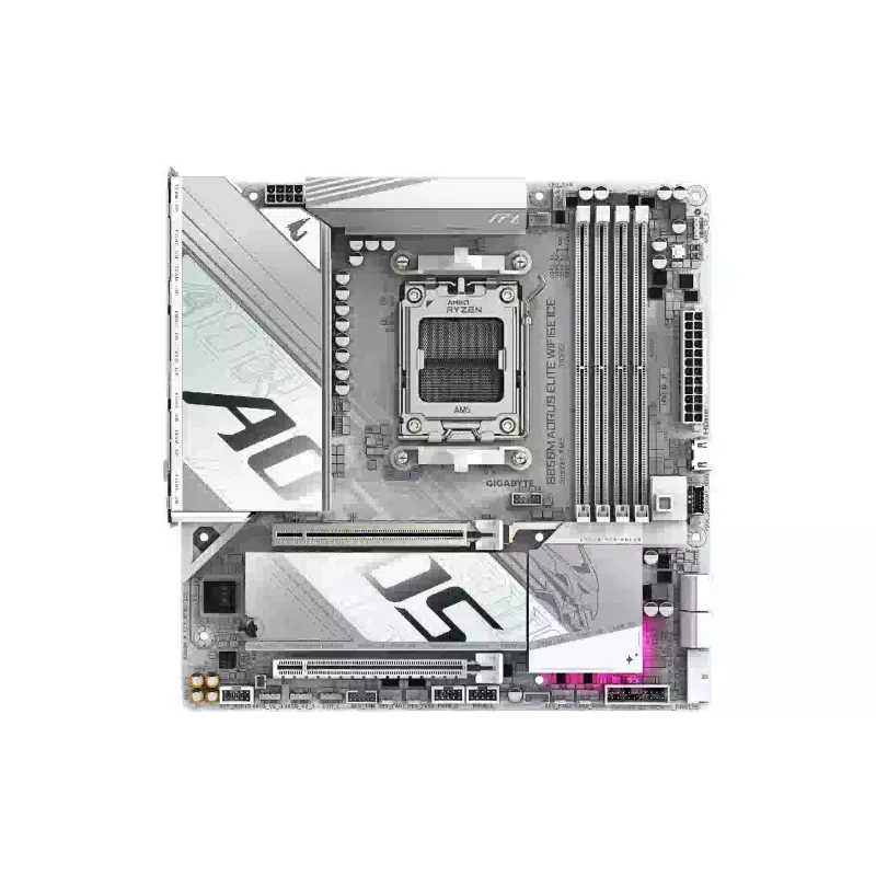 Материнська плата Gigabyte Aorus Elite B850M B850M (B850M A ELT WF6E ICE), sAM5, Ice