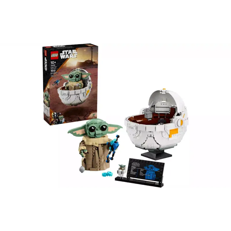 Konstruktor LEGO Star Wars Grogu with Hover Pram (75403)