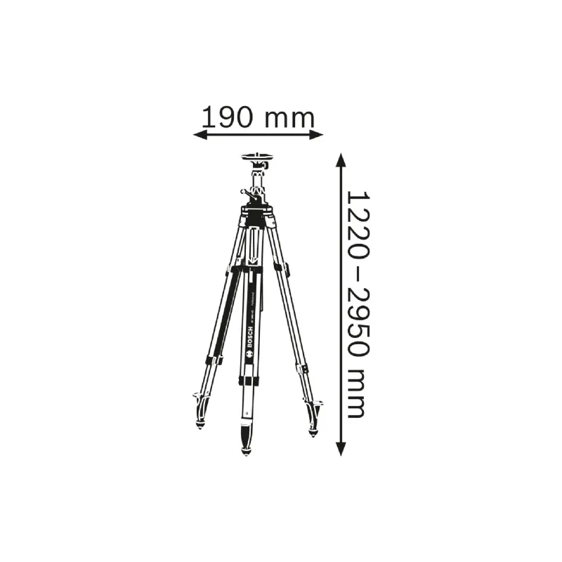 Tripé para nível Bosch (0.601.091.A00)