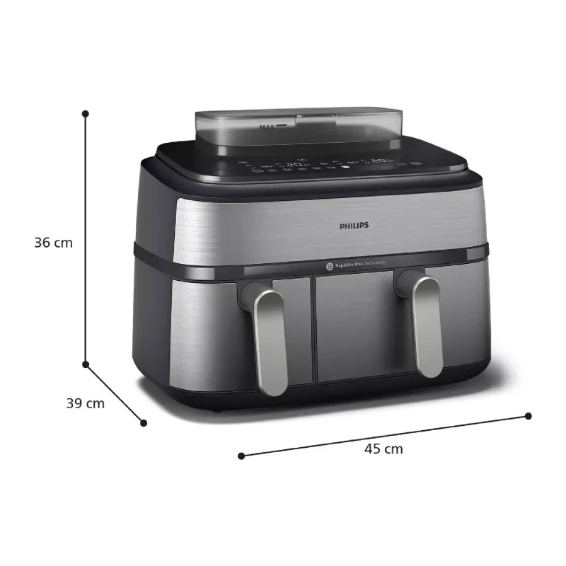 Multi-forno Philips Ovi Dual Steam, Metall (NA555/00)