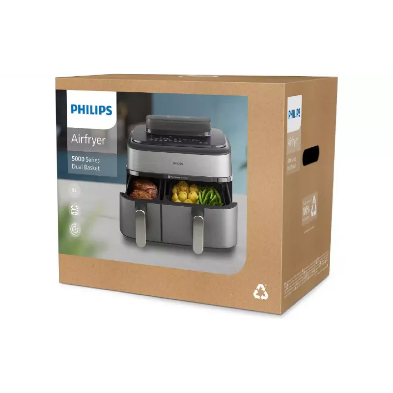 Multi-forno Philips Ovi Dual Steam, Metall (NA555/00)
