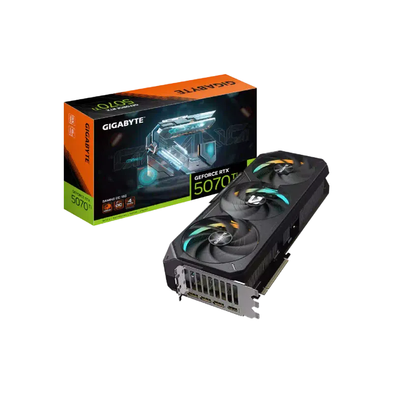 Видеокарта Gigabyte GeForce RTX 5070Ti (GV-N507T GAMING OC-16GD)