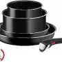 Комплект кухненски прибори Tefal Ingenio Easy Cook & Clean, Black (L1539543)