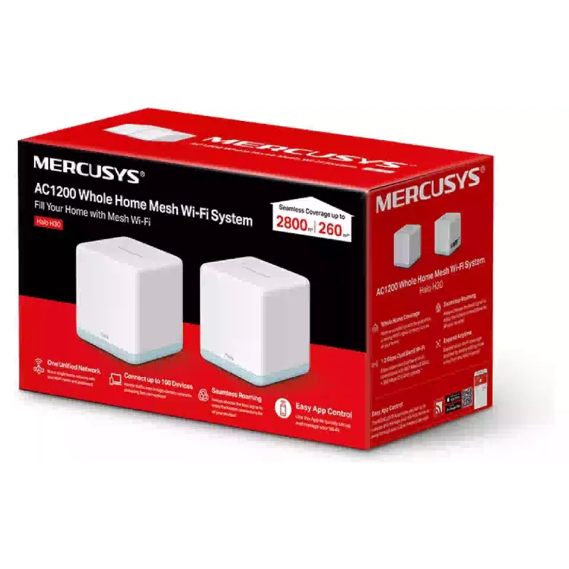 نظام واي فاي Mercusys (Halo-H30-2-pack)