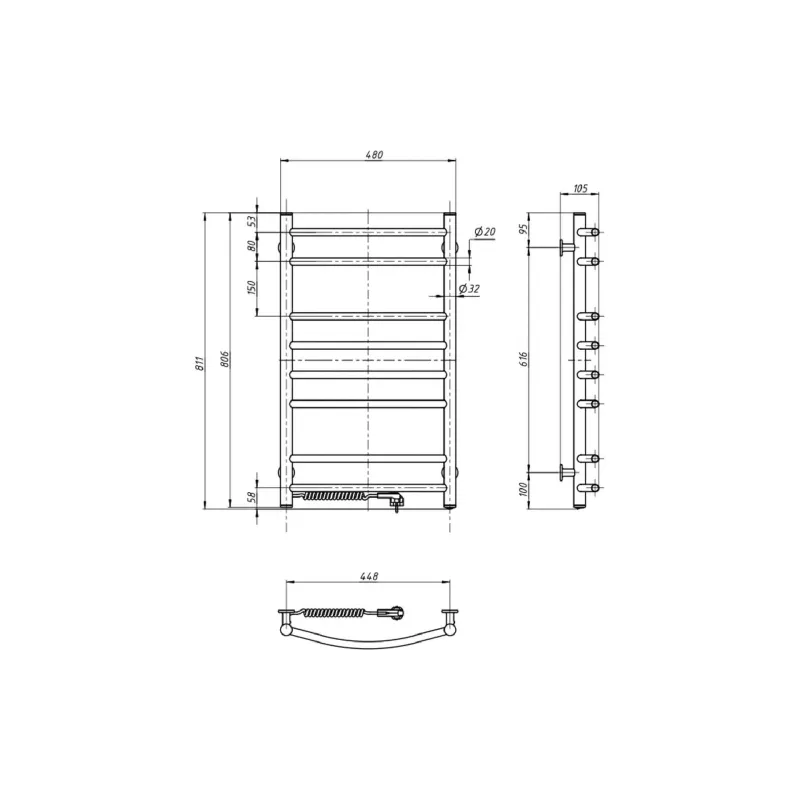 Handtuchwärmer Navin (12-007130-4880)
