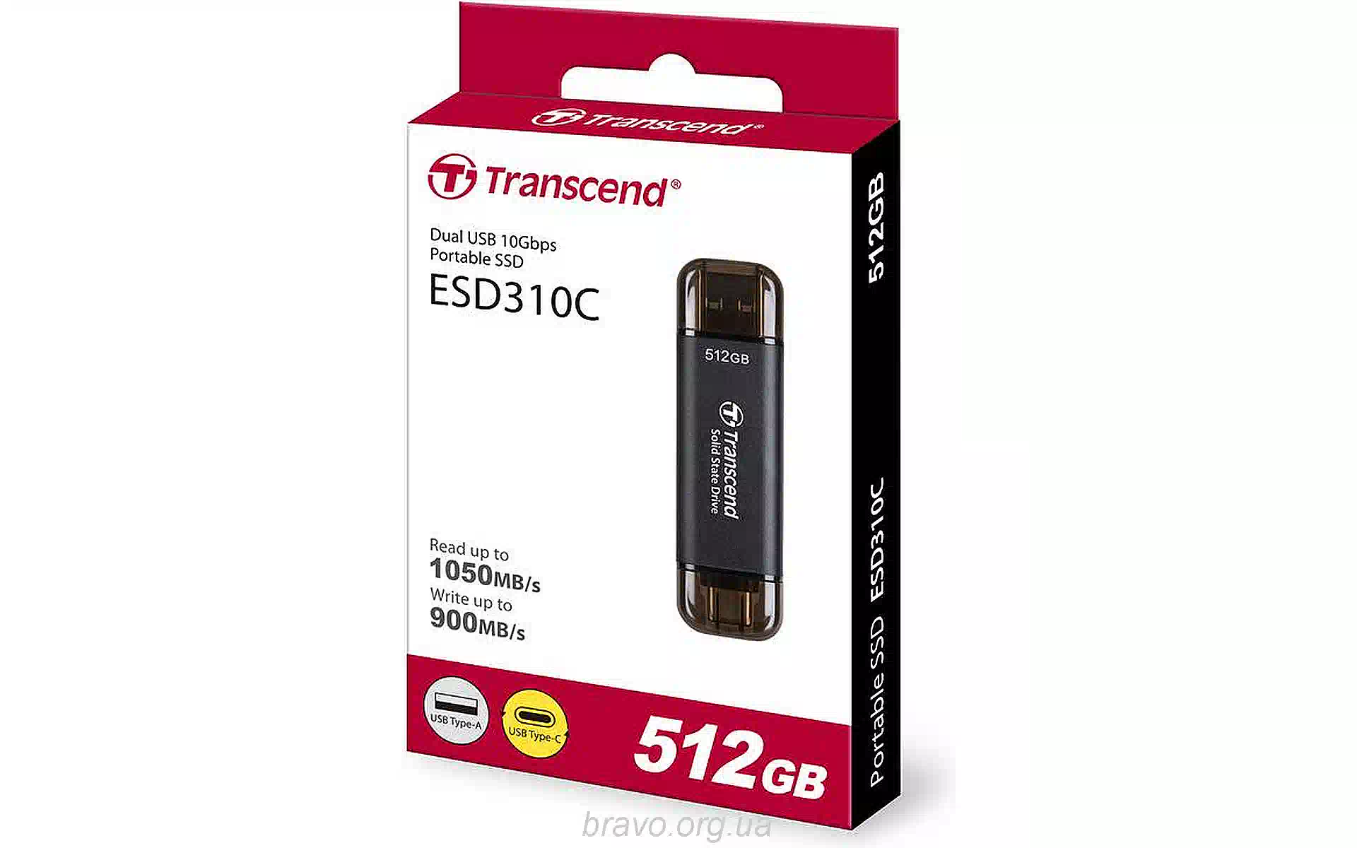 Αποθήκευση SSD Transcend (TS512GESD310C) Αποθήκευση SSD Transcend (TS512GESD310C)