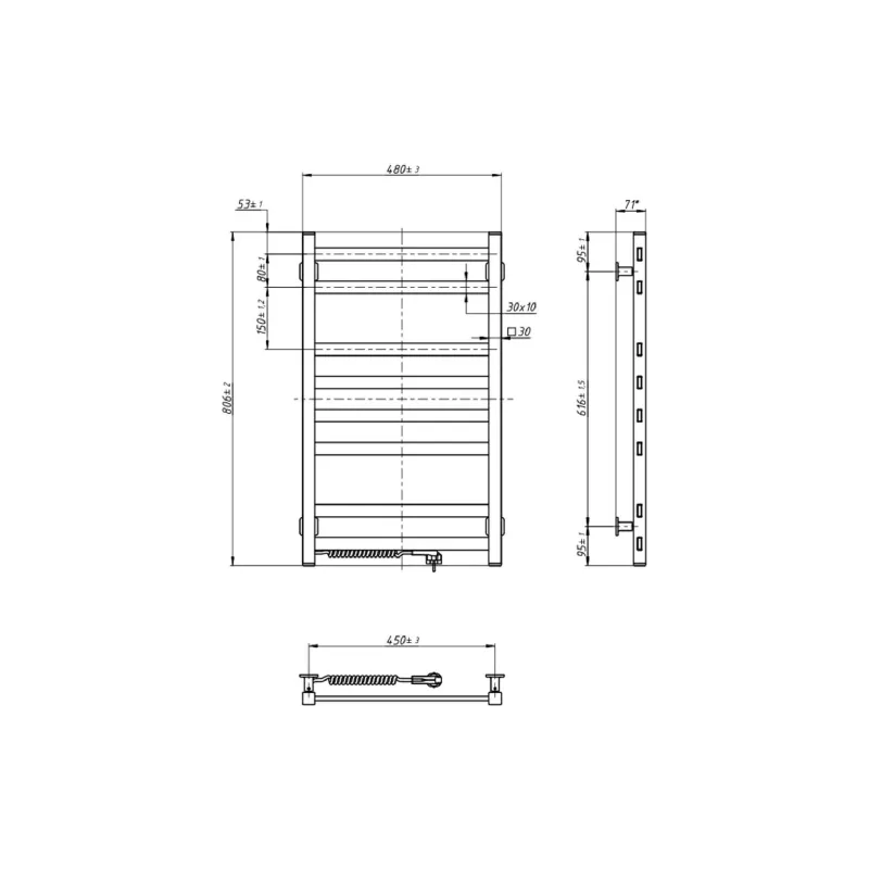Toallero calefaccionado Navin (12-228150-4880)