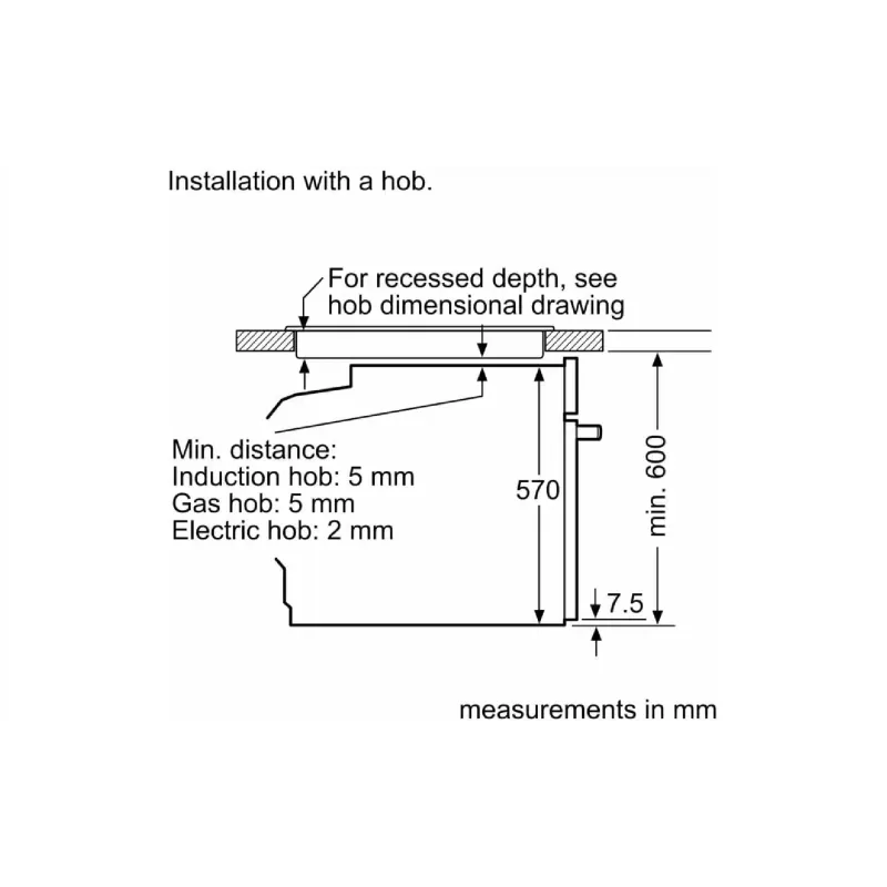 Ofen Siemens, Black (HJ852GYB0T)
