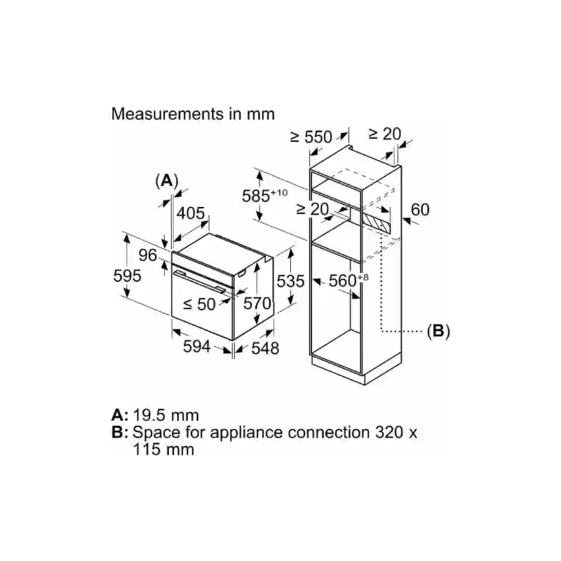 Ofen Siemens, Black (HJ852GYB0T)