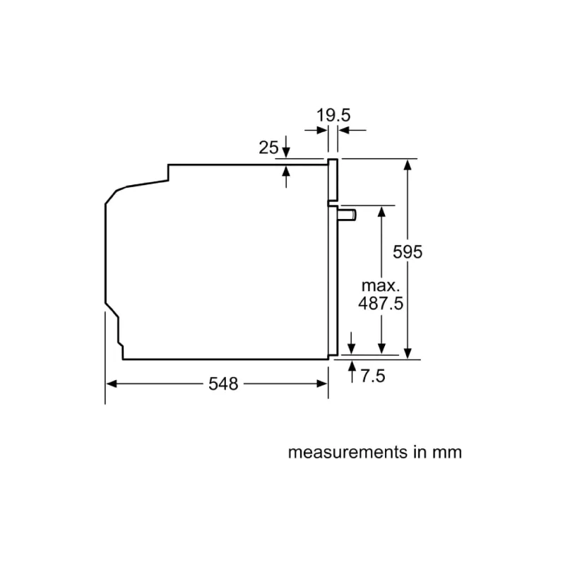 Ofen Siemens, Black (HJ852GYB0T)