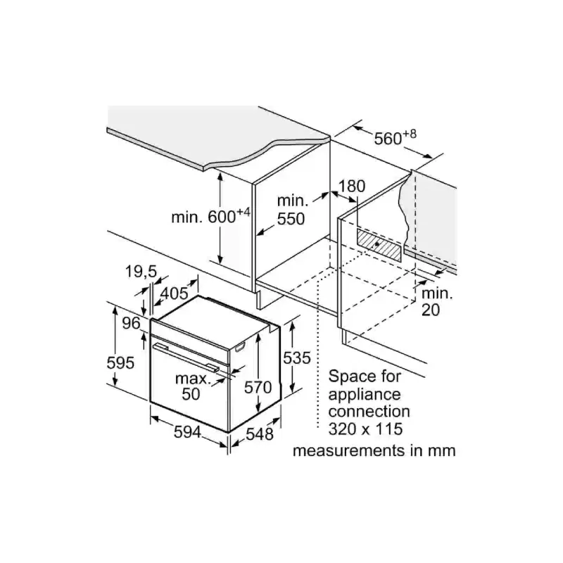 Ofen Siemens, Black (HJ852GYB0T)