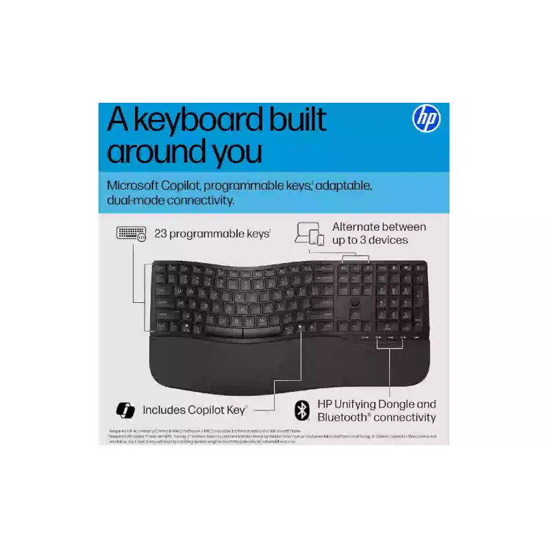 Teclado HP, Black (8T6L8AA)