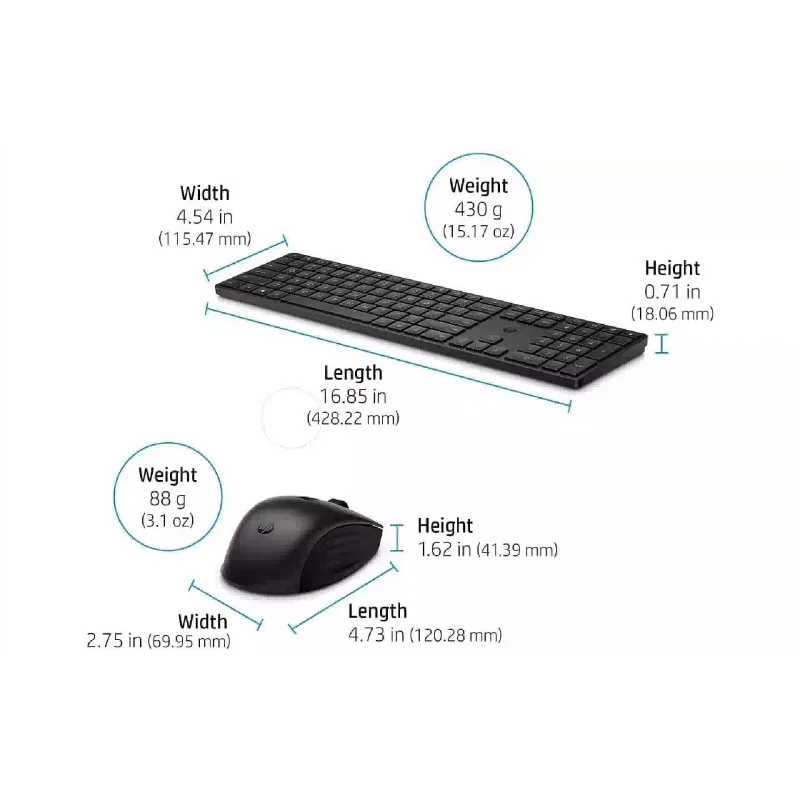 Клавіатура + Миша HP  Black (4R013AA)