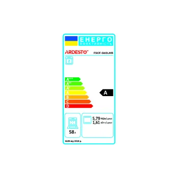 موقد غاز Ardesto, Black (FSCF-G60LMB)
